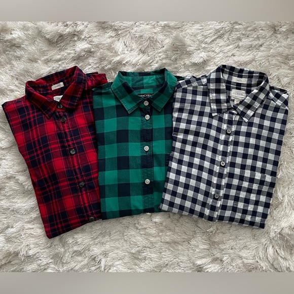 Bundle of 3 J. Crew Shirts XS XXS - Picture 1 of 12